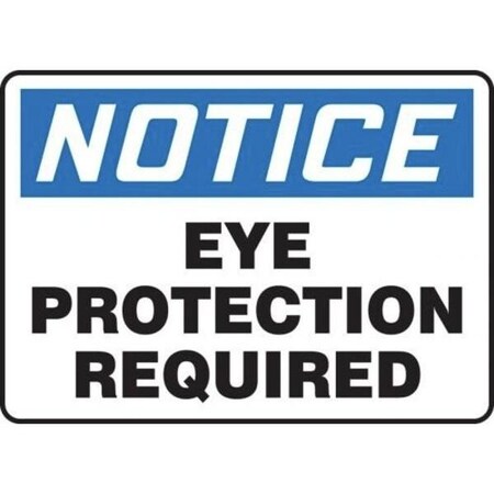 Accuform OSHA NOTICE SAFETY SIGN EYE MPPE825VA MPPE825VA